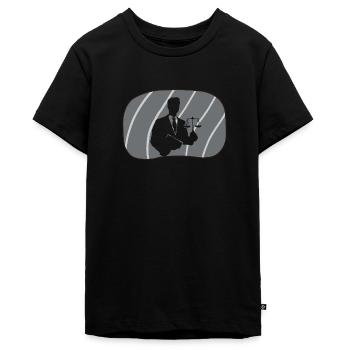 Gericht Versicherung - Teenager Premium Bio T-Shirt - Schwarz - Vorne - AI Model Teenager Male light (155cm)