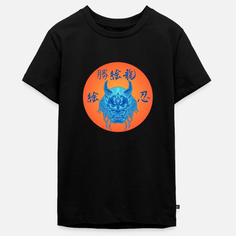 Samurai_evil - T-shirt Premium bio Ado - noir