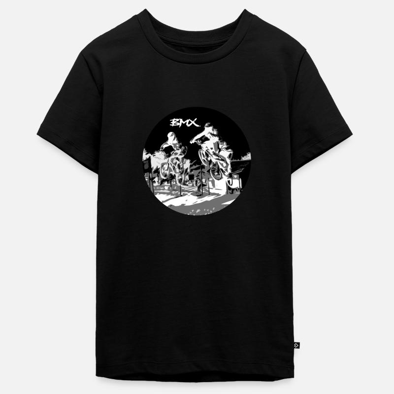 bmx - T-shirt Premium bio Ado - noir