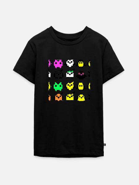 Angry Invaders - Teenager Premium Bio T-Shirt - Schwarz