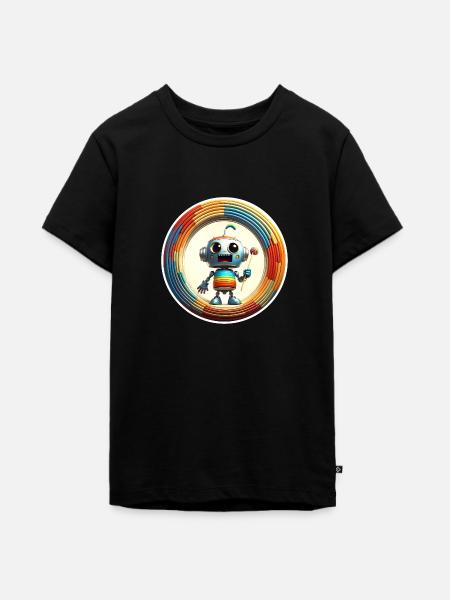 ROBIC-FARBEN - Teenager Premium Bio T-Shirt - Schwarz