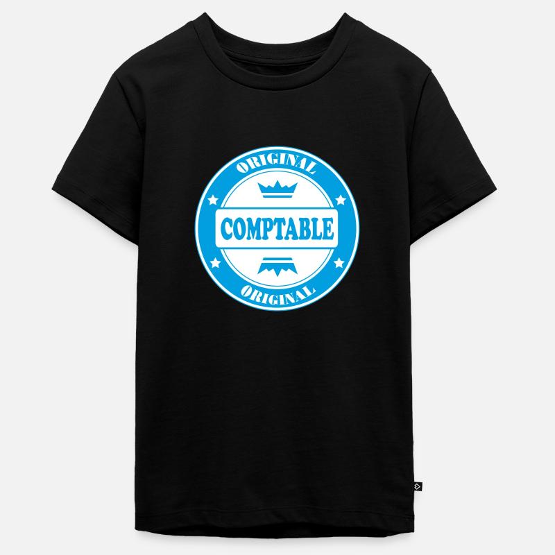 ORIGINAL COMPTABLE - T-shirt Premium bio Ado - noir