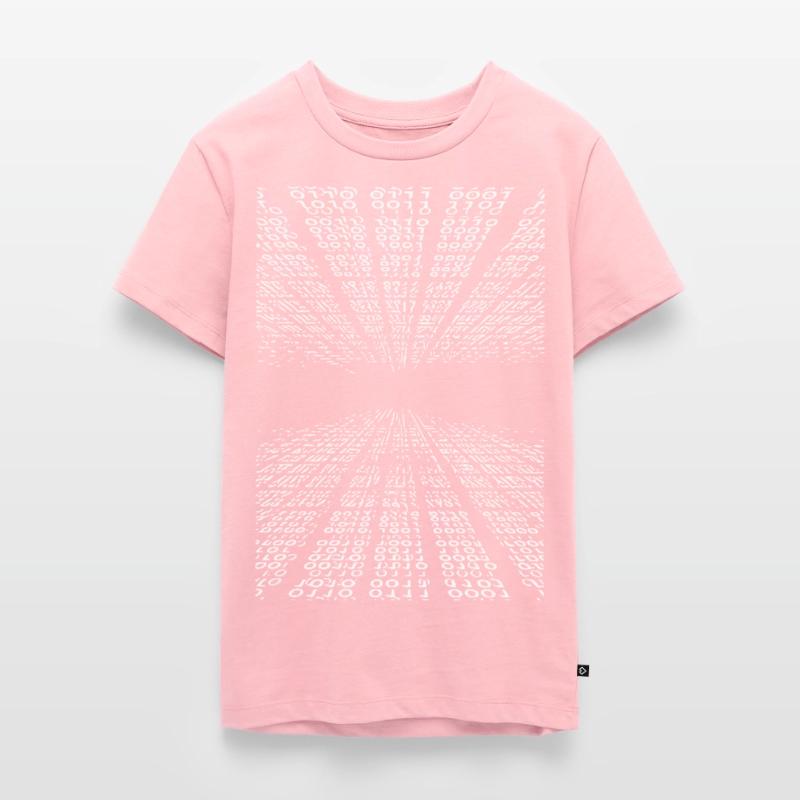 Code binaire horizontal T-shirt Premium bio Ado