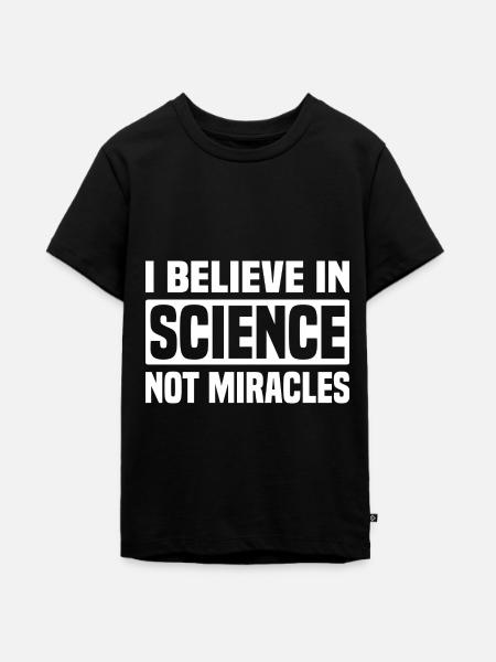 Atheismus - Teenager Premium Bio T-Shirt - Schwarz