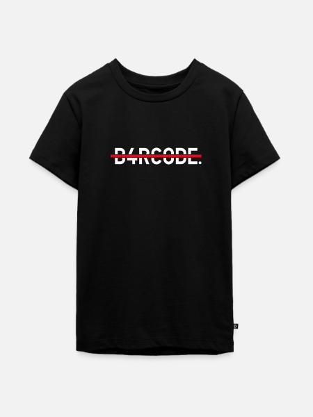 B4RCODE. Strike - Teenager Premium Bio T-Shirt - Schwarz