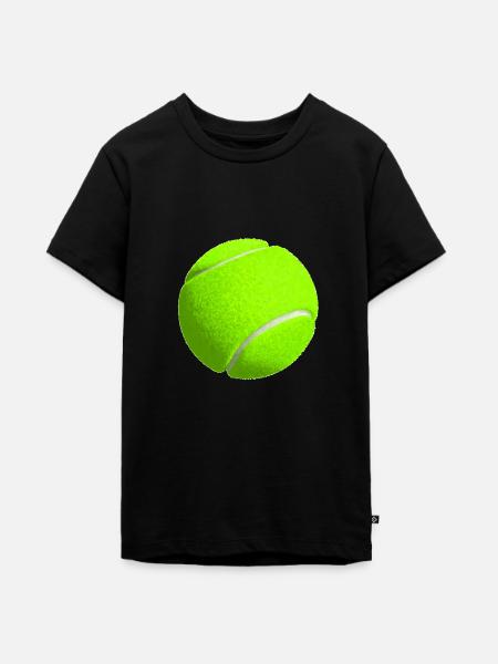 Tennisball - Teenager Premium Bio T-Shirt - Schwarz