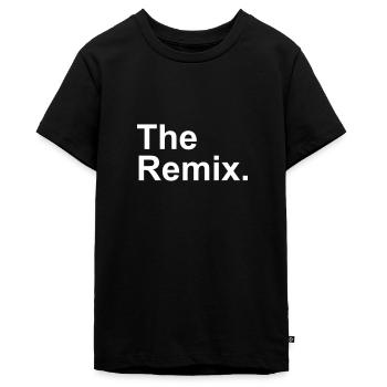 The Remix. - T-shirt Premium bio Ado - noir - Devant - AI Model Teenager Male light (155cm)