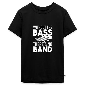 guitar - Teenager Premium Organic T-Shirt - black - Front - AI Model Teenager Male light (155cm)