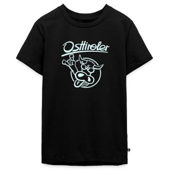 Ost Tiroler Grauvieh komplett - Teenager Premium Bio T-Shirt - Schwarz - Vorne - AI Model Teenager Male light (155cm)