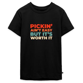 Banjo - Teenager Premium Organic T-Shirt - black - Front - AI Model Teenager Male light (155cm)