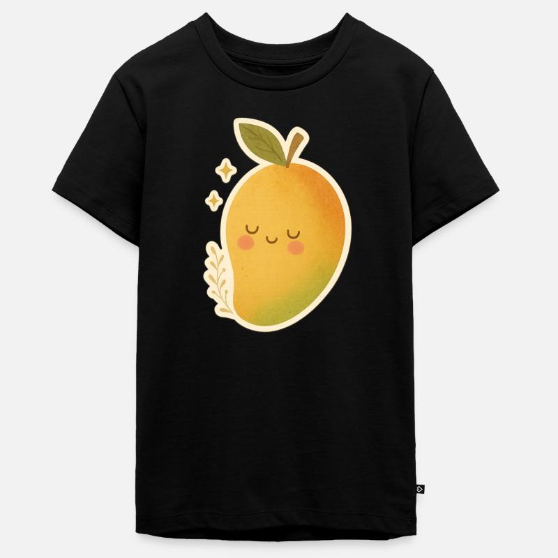 Boho Mango – Kinderkleidung & Geschenkidee - Teenager Premium Bio T-Shirt - Schwarz
