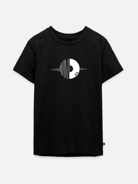 Vinyl Beat - Teenager Premium Bio T-Shirt - Schwarz