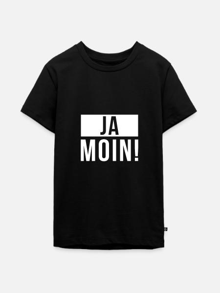 Ja moin! - Teenager Premium Bio T-Shirt - Schwarz
