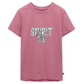 Spirit Lead Me Christian - Teenager Premium Bio T-Shirt - Mauve - Vorne - AI Model Teenager Male light (155cm)