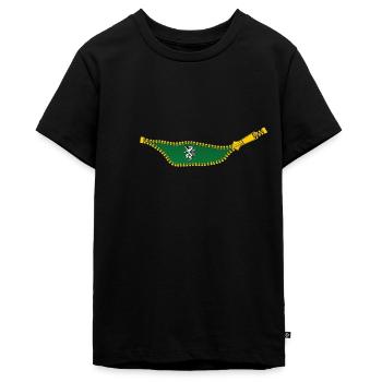 inside I'm Styrian - Teenager Premium Organic T-Shirt - black - Front - AI Model Teenager Male light (155cm)