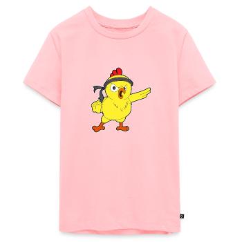 Karate Kücken! - Teenager Premium Bio T-Shirt - Rosa - Vorne
