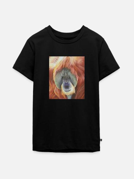 Orang Utan - Teenager Premium Bio T-Shirt - Schwarz