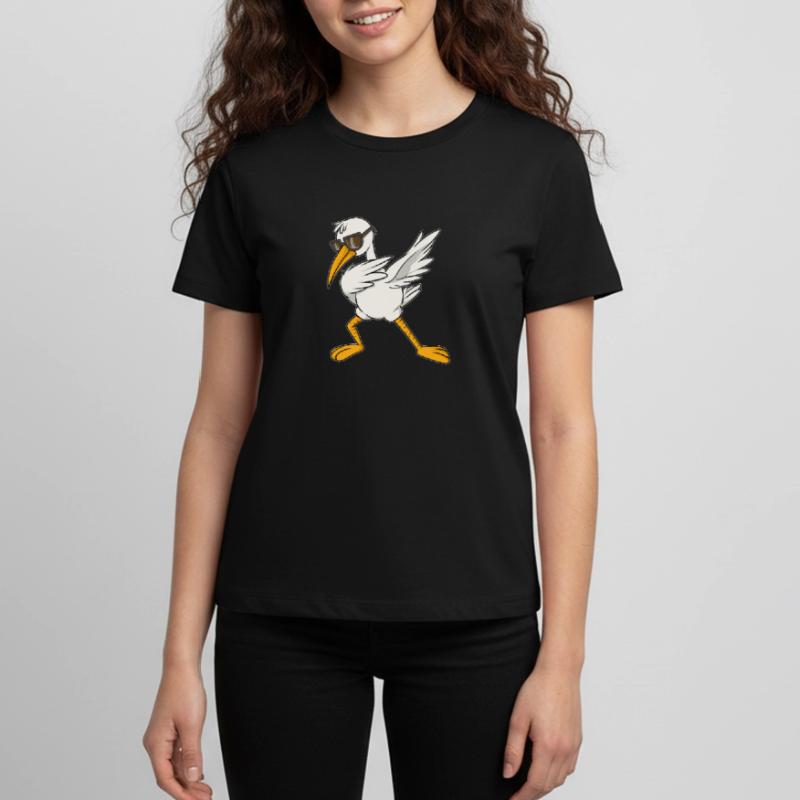 Cool stork dab bird dance float dance step Teenager Premium Organic T-Shirt