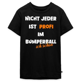 bumperball profi bubble ball sport - Teenager Premium Bio T-Shirt - Schwarz - Vorne - AI Model Teenager Male light (155cm)