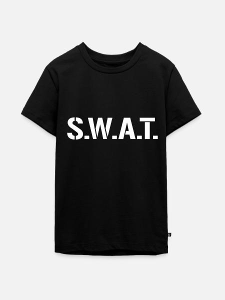 Ich bin ein SWAT - Teenager Premium Bio T-Shirt - Schwarz