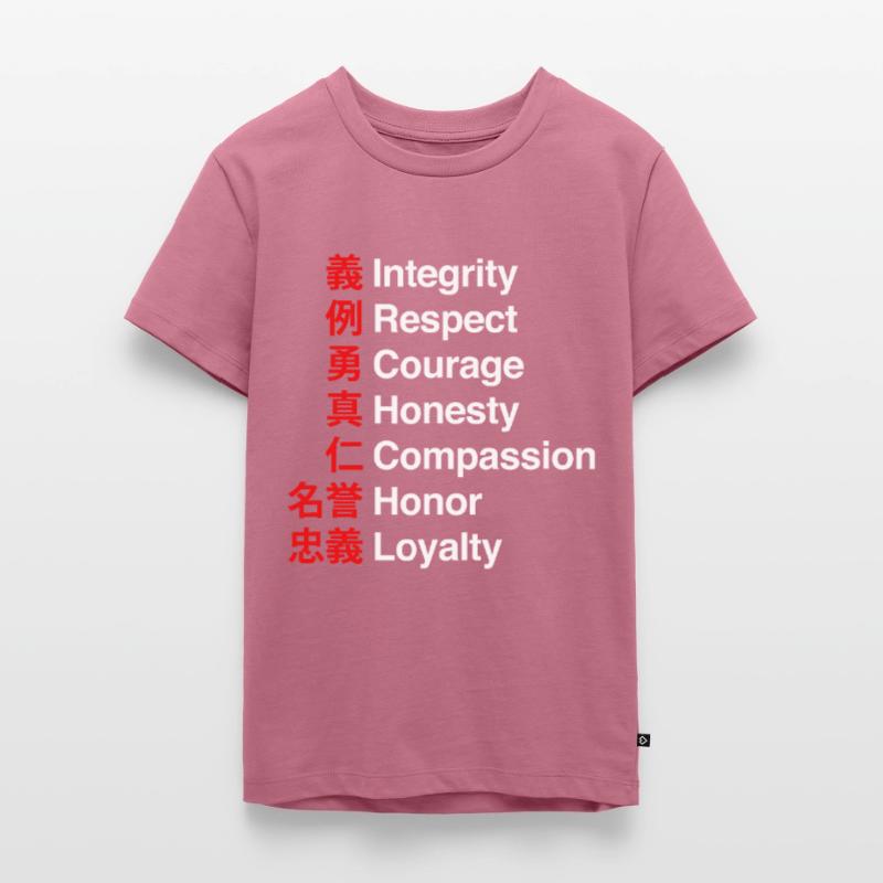 Bushido Code - Der Samurai-Wegcode Teenager Premium Bio T-Shirt