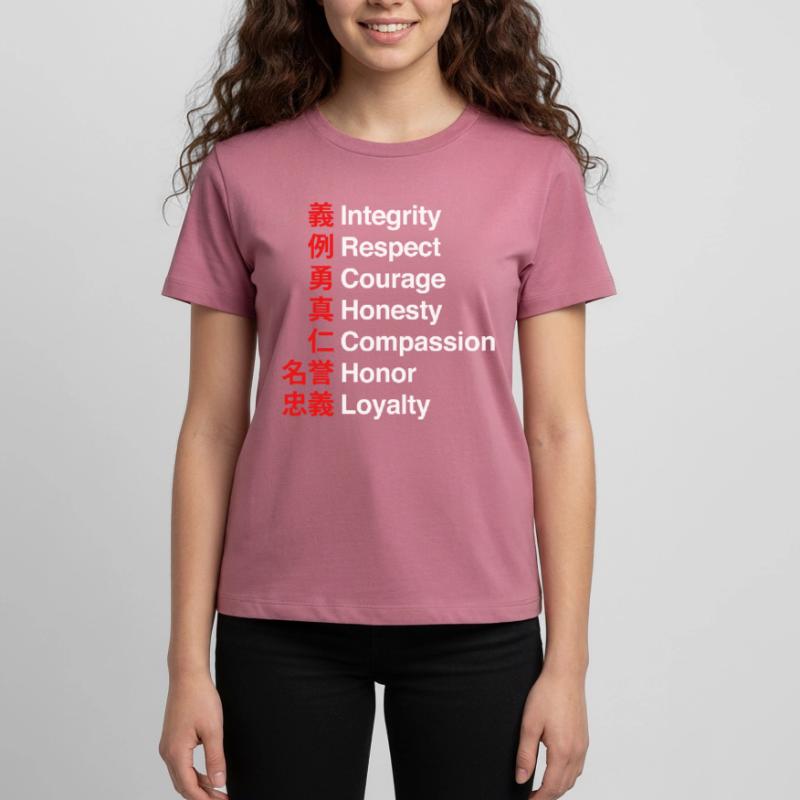 Bushido Code - Der Samurai-Wegcode Teenager Premium Bio T-Shirt