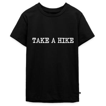 Machen Sie eine Wanderung Großer Schweizer Sennenhund - Teenager Premium Bio T-Shirt - Schwarz - Vorne - AI Model Teenager Male light (155cm)