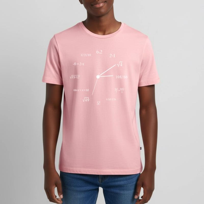Math Lover Math Clock Math Meme Joke Math Teenager Premium Bio T-Shirt