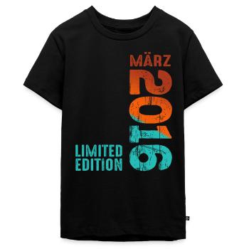 Legendär Seit März 2016 Geburtstag Geschenk - Teenager Premium Bio T-Shirt - Schwarz - Vorne - AI Model Teenager Male light (155cm)