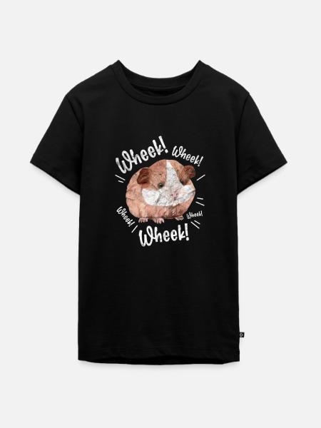 Meerschweinchen - Teenager Premium Bio T-Shirt - Schwarz