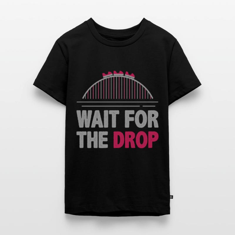 Roller coaster, roller coaster forces G, roller coaster park T-shirt Premium bio Ado