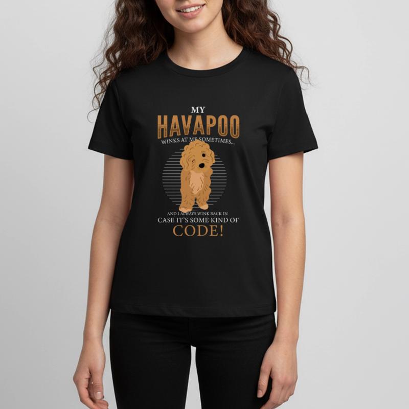 havapoo, havapoo Pudel Mischling, havapoo humor, Teenager Premium Bio T-Shirt