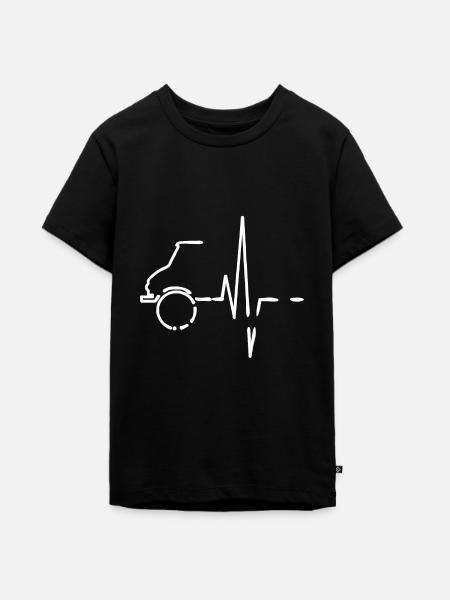 Unimog - Oldtimer - Universal Motorgerät - Teenager Premium Bio T-Shirt - Schwarz