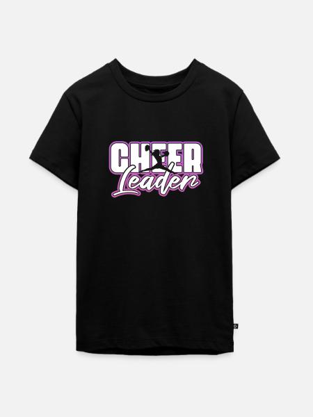 Cheerleader - Teenager Premium Bio T-Shirt - Schwarz