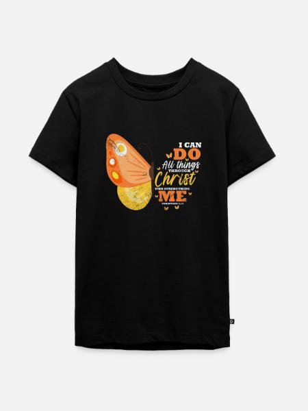 Bibel - Teenager Premium Bio T-Shirt - Schwarz