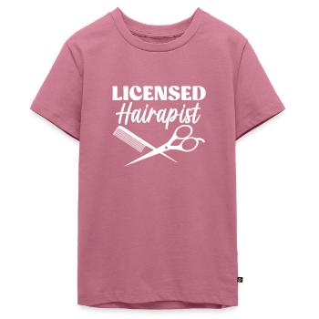 Beautician Cosmetics Makeup Gift - Teenager Premium Organic T-Shirt - mauve - Front - AI Model Teenager Male light (155cm)