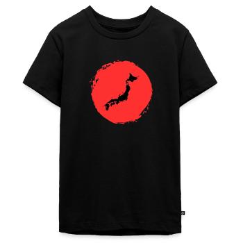 Japanische Schriftzeichen Kunst - ApriNoeScor - Teenager Premium Bio T-Shirt - Schwarz - Vorne - AI Model Teenager Male light (155cm)