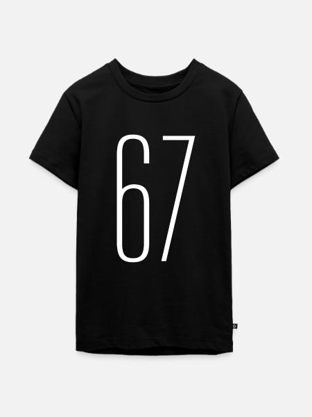 67 - Teenager Premium Bio T-Shirt - Schwarz