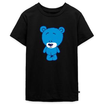 Cute Bear - Teenager Premium Organic T-Shirt - black - Front - AI Model Teenager Male light (155cm)