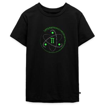 pi Zahl - Teenager Premium Bio T-Shirt - Schwarz - Vorne - AI Model Teenager Male light (155cm)