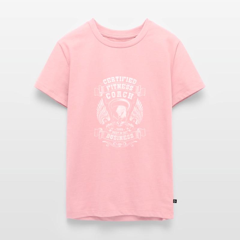 Trainer Muscles Pumping Bench Press Teenager Premium Organic T-Shirt