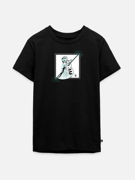 Wachsen - Teenager Premium Bio T-Shirt - Schwarz