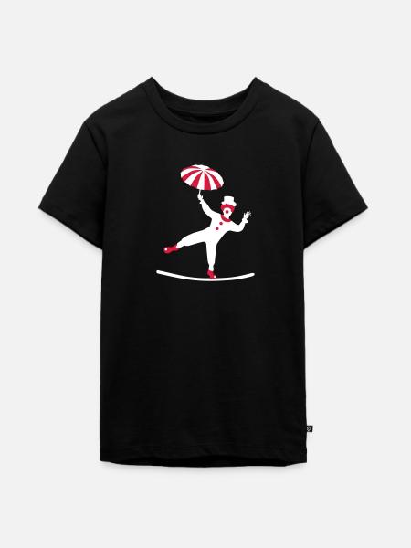 Zirkus - Teenager Premium Bio T-Shirt - Schwarz