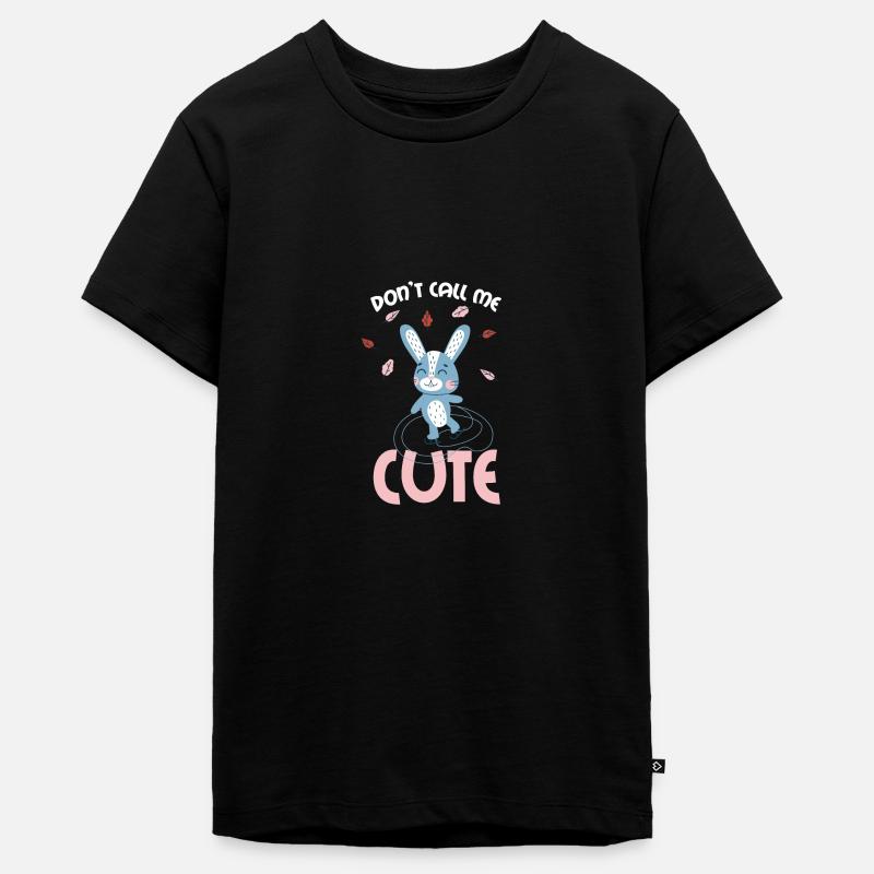 Ne m’appelez pas mignon - T-shirt Premium bio Ado - noir