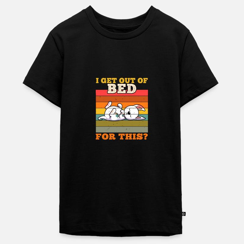 Je me suis levé pour ça? - T-shirt Premium bio Ado - noir