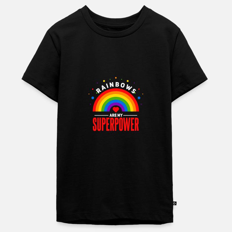 Conception d’égalité LGBT cool - T-shirt Premium bio Ado - noir
