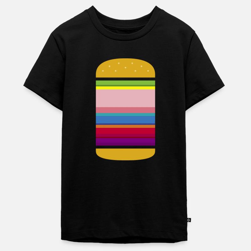 ART BURGER - T-shirt Premium bio Ado - noir