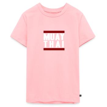 Muay Thai - Teenager Premium Organic T-Shirt - rose - Front