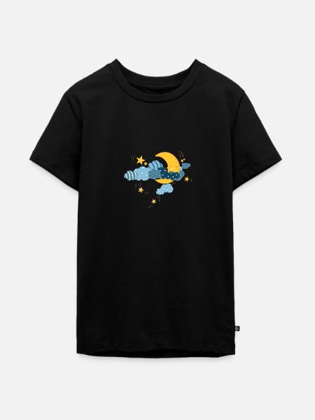 Sternenhimmel - Teenager Premium Bio T-Shirt - Schwarz