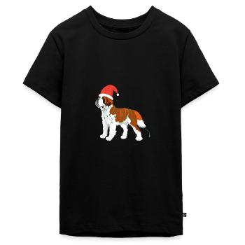 Weihnachten - Teenager Premium Bio T-Shirt - Schwarz - Vorne - AI Model Teenager Male light (155cm)